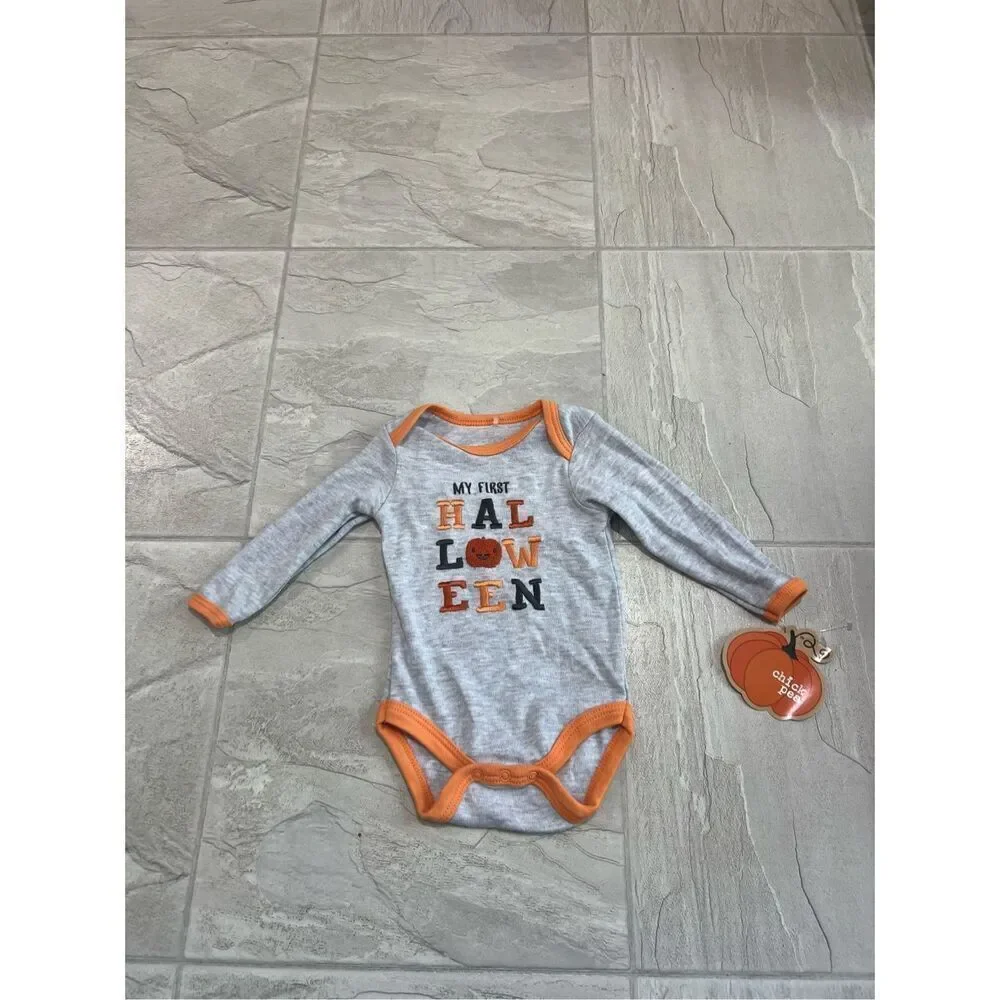 Chick Pea My First Halloween Bodysuit Size 0-3 Month NEW